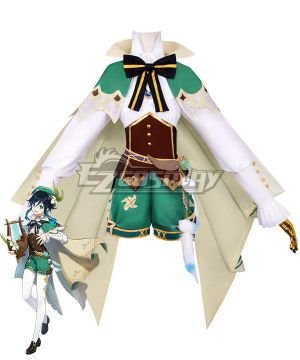 Genshin Impact Venti Cosplay Costume B Edition