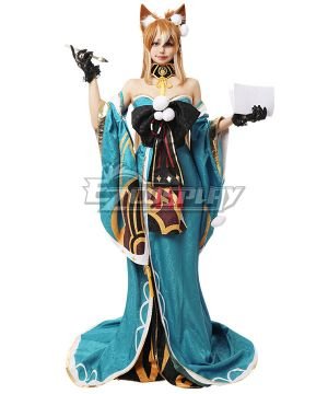 Genshin Impact Ms Hina Gorou Female Cosplay Costume