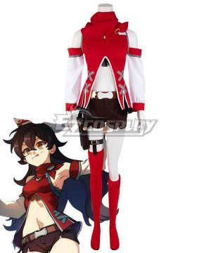 Genshin Impact Project Comics Amber B Edition Cosplay Costume