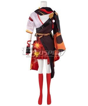 Genshin Impact Kaedehara Kazuha Female Cosplay Costume