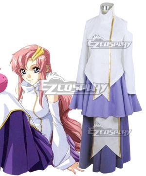 Mobile Suit Gundam Seed Lacus Clyne Cosplay Costume