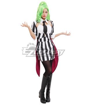 Beetlejuice Bishoujo Betelgeuse Female Halloween Cosplay