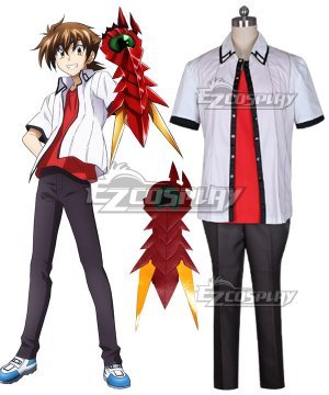 High School DXD BorN Issei Hyoudou Including Greaves Cosplay Costume