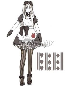 Hetalia APH  Republic of Belarus Natalya Natasha Arlovskaya Halloween Maid Cosplay