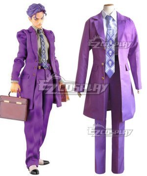 JoJos Bizarre Adventure Yoshikage Kira Purple Cosplay