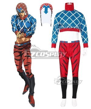 JoJos Bizarre Adventure: Vento Aureo Golden Wind Guido Mista Cosplay