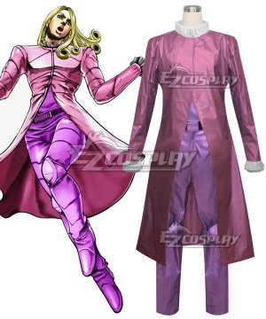 JoJos Bizarre Adventure: Steel Ball Run Funny Valentine Pink Cosplay