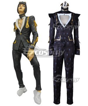 JoJos Bizarre Adventure Vento Aureo Golden Wind Bruno Buccellati Bruno Bucciarati Cosplay  - Black Edition