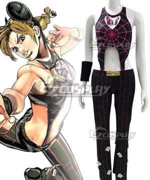 JoJos Bizarre Adventure: Stone Ocean Jolyne Cujoh Black Cosplay