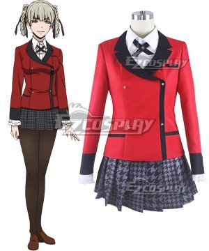 Kakegurui Compulsive Gambler Kirari Momobami Cosplay Costume - New Edition