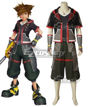 Kingdom Hearts 3 Sora New Edition Cosplay  - A Edition