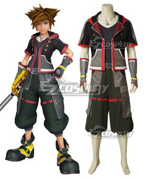 Kingdom Hearts III Kingdom Hearts 3 Sora New Edition Cosplay Costume - A Edition