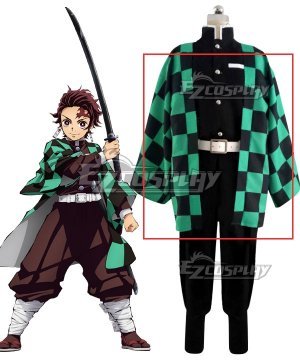  Kimetsu No Yaiba Kamado Tanjirou Cosplay  - Only Coat