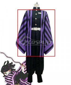  Kimetsu no Yaiba Obanai Iguro Purple Cosplay  Only Coat
