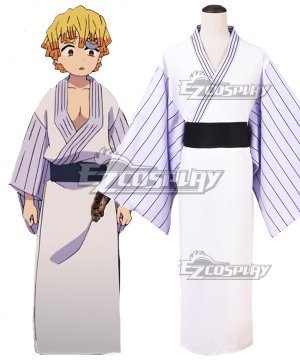  Kimetsu No Yaiba Agatsuma Zenitsu Kimono Cosplay