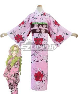  Kimetsu No Yaiba Kanroji Mitsuri Kimono Cosplay