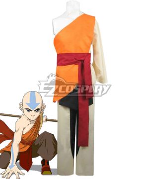 Avatar The Last Airbender Aang Cosplay Costume New Edition