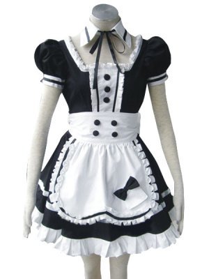 Princess Of Dark Maid Apron Dress Cosplay