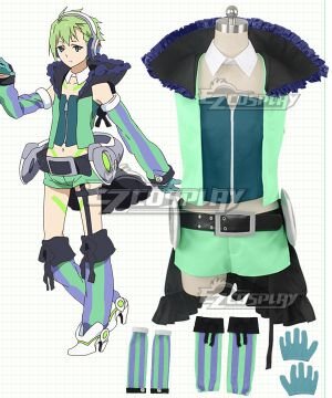 Macross  Reina Prowler Green Cosplay