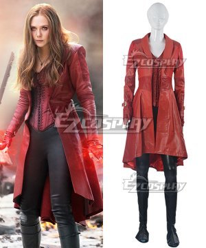  Civil War Scarlet Witch Wanda Maximoff Cosplay