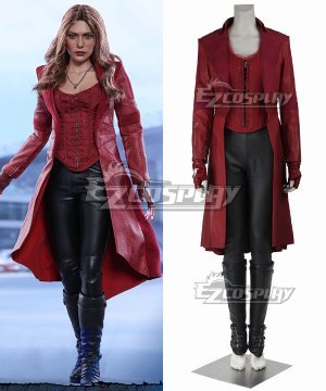 Civil War Scarlet Witch Wanda Maximoff Cosplay