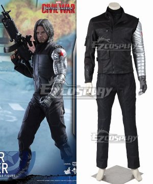 Civil War Winter Soldier James Buchanan Bucky Barnes Cosplay