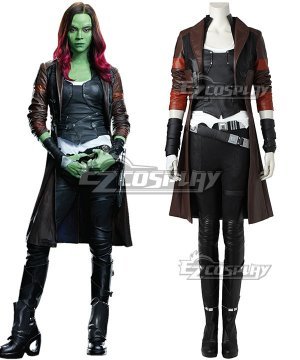 Marvel Guardians of the Galaxy Vol. 2  Movie Gamora Cosplay  - Including Boots