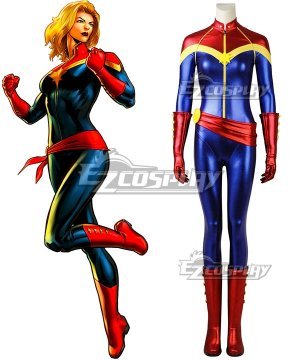 Marvel Captain Marvel Carol Danvers Cosplay