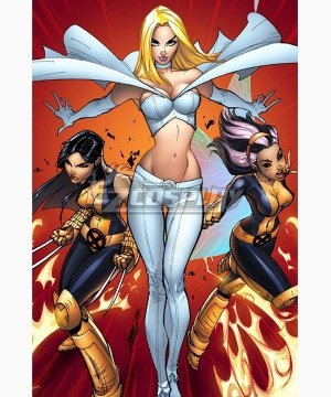 Marvel Comics X-Men White Queen Emma Frost Cosplay