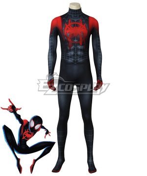 Marvel Spiderman Spider-Man: Into The Spider-Verse Miles Morales Cosplay