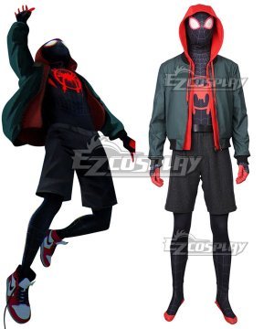 Marvel Spiderman Spider-Man: Into The Spider-Verse Miles Morales Set Cosplay