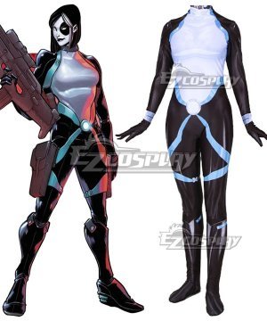 Marvel Comics X-Men Deadpool Neena Thurman Domino Cosplay