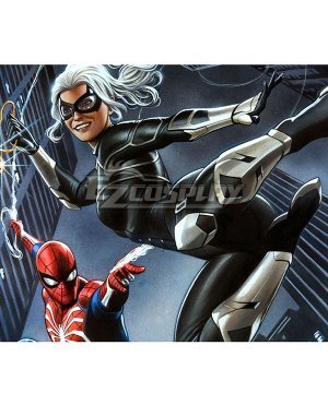 Marvel Spider-Man PS4 Spiderman The Heist Felicia Hardy Black Cat Cosplay