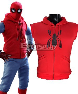 Marvel Spiderman Spider-Man:Homecoming Spider-man Spider Man Superhero Peter Parker Cosplay  Only Vest