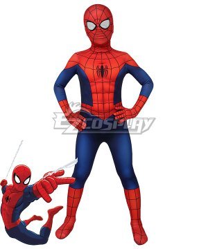 Kids Marvel Ultimate Spider-Man Season1  Peter Parker Cosplay