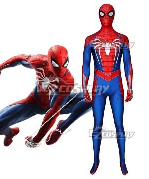 Marvel 2018 PS4 Spider-Man Spiderman Zentai Jumpsuit Cosplay