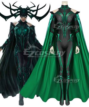 Marvel Thor 3 Ragnarok Trailer Hela Zentai Jumpsuit Cosplay