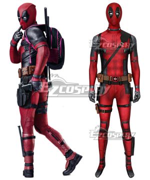 Marvel Deadpool 2 Wade Wilson Zentai Jumpsuit Cosplay