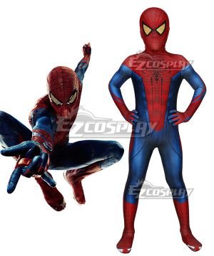 Kids The Amazing Spider Man Spiderman Peter Parker Zentai Jumpsuit Cosplay