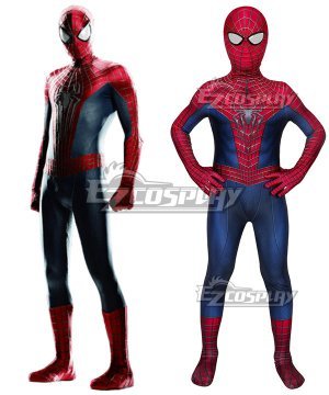 Kids The Amazing Spider Man 2  Spiderman Peter Parker Jumpsuit Cosplay