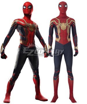 Marvel Spider-Man 3 No Way Home Spider Man 3 Peter Parker Iron Spider Suit Jumpsuit Zentai Halloween Cosplay