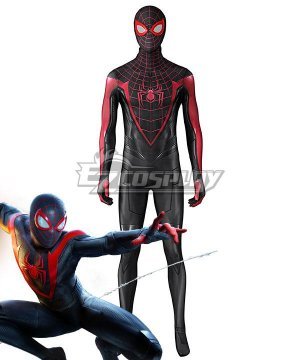 Marvel PS5 Spider-man 2 Miles Morales New Jumpsuit Zentai Cosplay