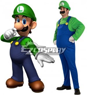 Super Mario Bros Luigi Mario Adult Cosplay