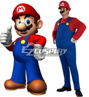 Super Mario Bros Mario Adult Cosplay