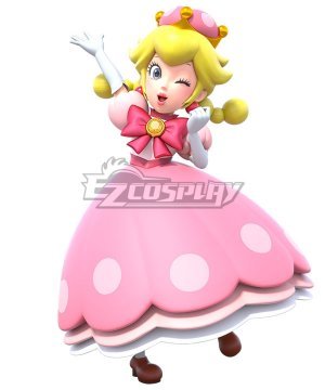 New Super Mario Bros. U Deluxe Peachette Princess Peach Cosplay