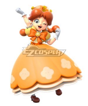 New Super Mario Bros. U Deluxe Daisyette Princess Daisy Cosplay