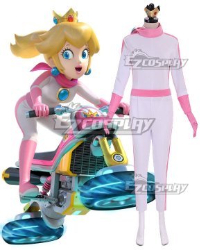 Kart 8 Princess Peach BikeSuit Cosplay