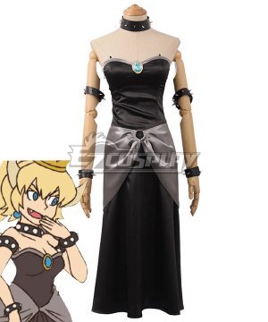 New Super Mario Bros. U Deluxe Princess Bowsette Dress Cosplay