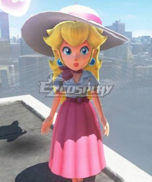 Super Mario Princess Peach Odyssey Travel Cosplay