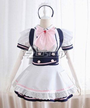 Blue Maid Dress Cosplay  - EMDS003Y